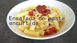 Receta! Ensalada de pasta con tomates encurtidos