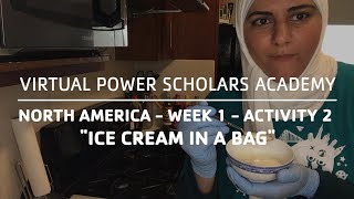 North America - Week 1 - Activity 2 - Ice Cream in a Bag