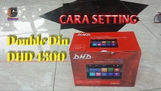 cara setting kabel headunit double din sangat mudah # DHD 4300