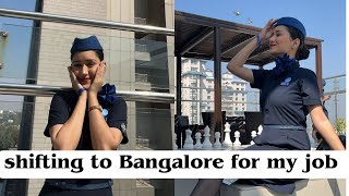 Going to Bangalore | vlog | cabin Crew