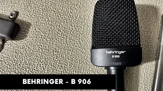 Microfone Behringer B906 - Review - Rodrigo Mellegari