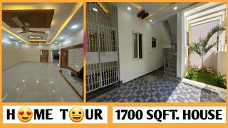 😀HOME TOUR 1700 SQUARE FEET 🏠 2 BHK HOUSE FOR SALE | SEMI FURNISHED HOUSE TOUR!!!