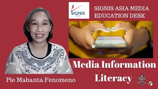 Pie Mabanta on Media Information literacy with ppt