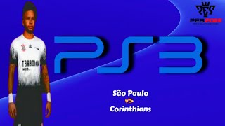 PES 2025 PS3 GAME PLAY SÃO PAULO X CORINTHIANS TESTANDO M.DEPAY