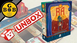 RA board game unboxing