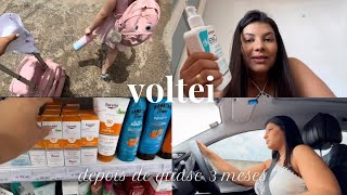 Voltei vlogando meu dia, compras de farmácia , compromissos e contando tudo