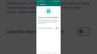 Whatsapp p personal Chat Kaise Lock karein SECRET TRICK| How to lock personal Chat on what'sapp|