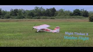 E-Flite Night Timber X Maiden Flight - 4S 2200 in Advanced Mode on Low Rates