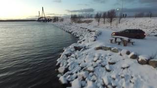 Replot bridge at Mustasaari Finland with DJI Phantom 3 4K