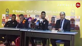 بكاميرا زمالك أون| لاعب الزمالك محمد عبدالسلام من المؤتمر الصحفي للفريق قبل مباراة الترجي اليوم