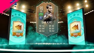 FIFA 19 - 90 FLASHBACK DANI ALVES - SFIDA CREAZIONE ROSA SCR - SQUAD BUILDING CHALLENGES SBC