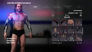 HOW TO MAKE JEFF HARDY *updated attire and character* on WWE 2K18