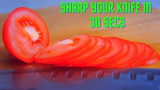 Knife sharpening in 30 secs at home | Dull Knife vs Sharp Knife