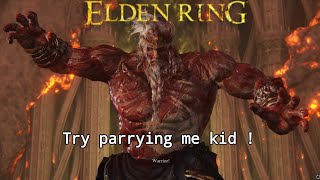 [Elden Ring] Godfrey, First Elden Lord/ Hoarah Loux, Warrior (with Cutscene) boss fight | No Hit Run