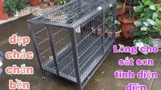 Lồng chó sắt sơn tĩnh điện CHẮC CHẮN BỀN ĐẸP .SÍP TẬN NHÀ CHO CÁC BẠN 0869 933 326