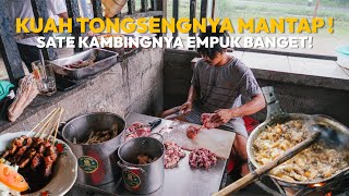 KUAH TONGSENGNYA ENAK DAN EMPPUK BANGET !!! SATE KAMBING PAK ARIEF PALAGAN !