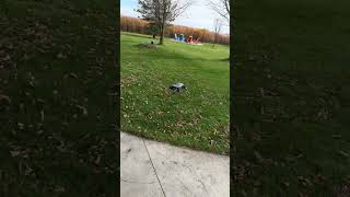 Rc car going off drop #shorts #traxxas #rccar