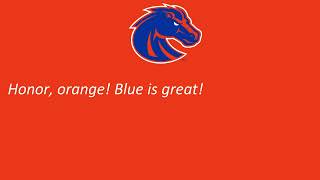 Boise State University's Secondary Fight Song, "Bronco Rally Song"