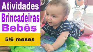 Atividades que ajudam o desenvolvimento do bebe - 5/6 meses de idade.