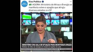 ministério de minas e energia da nota de esclarecimento, sobre a falta de energia em vários estados!