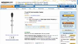 Aquarium Heater Review - Fluval M Submersible Heater