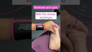 Eliminate arch pain fast