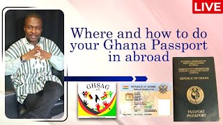 Where and how to do your Ghana Passport in abroad I Time with Gee Queue I #GQTV