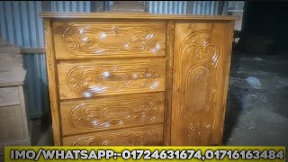 new design wardrobe | আকাশি কাঠের ওয়ারড্রব |পাইকারি দামে খুচরাবিক্রি করা হয় |#bdfurniture #furniture