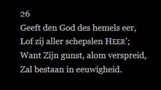 Psalm 136 vers 25 en 26 Garderen zingt (HHG).