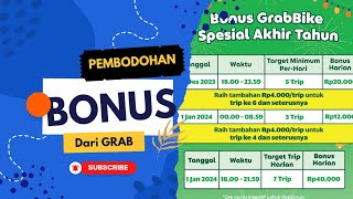 BONUS GRABBIKE SEPESIAL AKHIR TAHUN || PEMBODOHAN