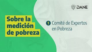 Sobre la medición de pobreza: Comité de Expertos