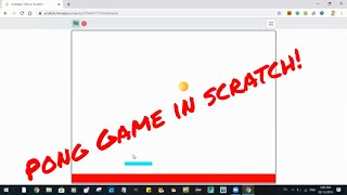 How to make a pong game on scratch