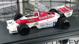 Spark 1/43 Marc Surer Arrows A6 Ford DFV 3.0 V8 #29 ‘Arrows Racing Team’ British GP 1983