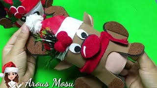 DIY a Rodolfo el reno y Muñeco de nieve con frascos plásticos