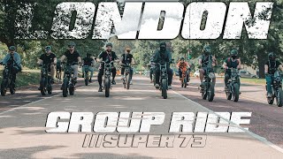 **SUPER73** LONDON GROUP RIDE WITH THE SQUAD X - PART 1