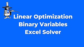 Project Mix Optimization problem with Binary Decision Variables using Excel Solver