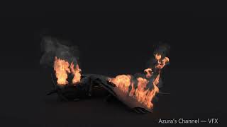 Plane On Fire — Houdini VFX