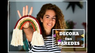 🌈 Arcoíris de macramé - DIY para decorar la habitación de tus hijos 🌈