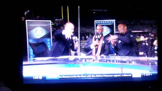 2014/11/20 KC VS Oakland Post game show @ Coliseum with Charles Woodson