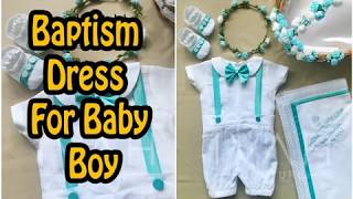 Baptism Dress For Baby Boy | Baptism Set | Baptism Family Dress | IVAH Couture