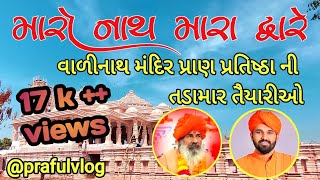 ||જય વાળીનાથ||વાળીનાથ પ્રાણ પ્રતિષ્ઠા||@prafulvlog