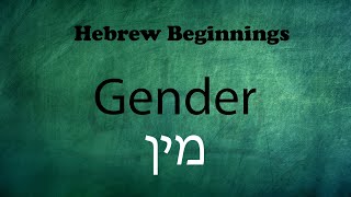 Israelites: Our Hebrew Beginnings: Gender Male and Female