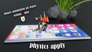 3d physics apply in blender-mds design