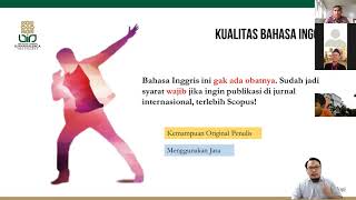 Asistensi Penelitian & Publikasi Jurnal Internasional Bereputasi - PS FEBI UIN Sunan Kalijaga Part.2