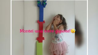 Montei uma torre gigante 😰