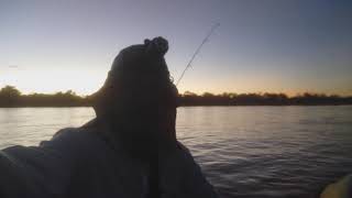 BELEZA DO RIO ARAGUAIA, PESCA FINAL DE TARDE # Por do sol lindo.