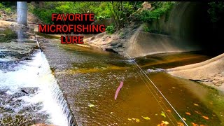 URBAN FISHING tiny SPILLWAYS with spinners and TROUT MAGNET