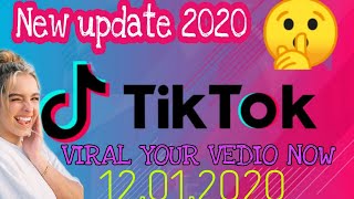 Tiktok এ ভিউ পাওয়ার জন্য নতুন update 😱/টিকটক নতুন আপডেট/২০২০নতুন আপডেট