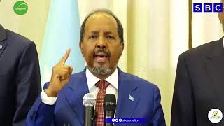 MW Hassan Sheikh Mohamud o Ka Hadley qodobadi ka so baxay shirka wada tashiga Madasha.