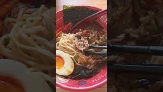 Volcano Beef Ramen with Chili 🌶️🌶️🌶️ #mukbang #food